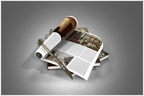 画册书籍样机图片