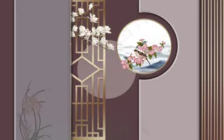 中式背景墙图片