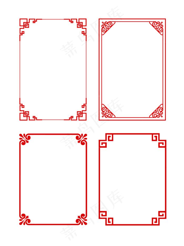 古典纹理边框图片(1024x1369)psd模版下载