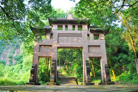 钓鱼城美景图片