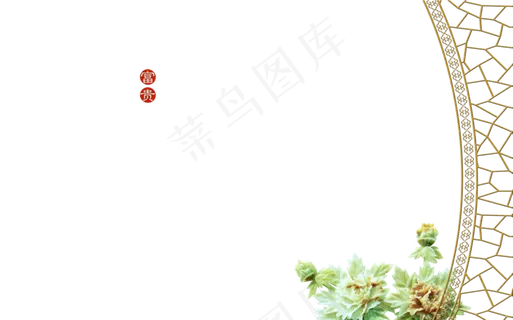 家和富贵杜丹玉雕背景墙图片