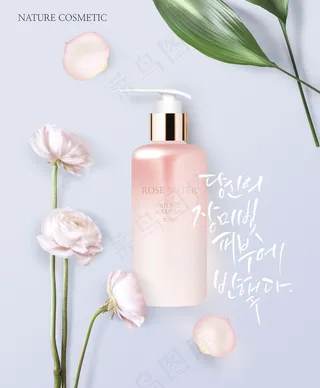 护肤品广告背景图片