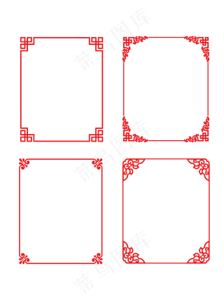 中式边框图片