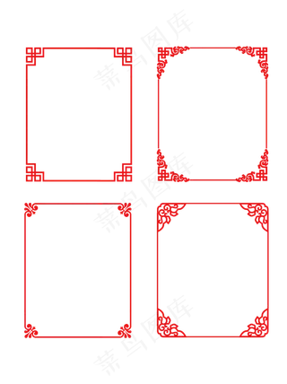 中式边框图片