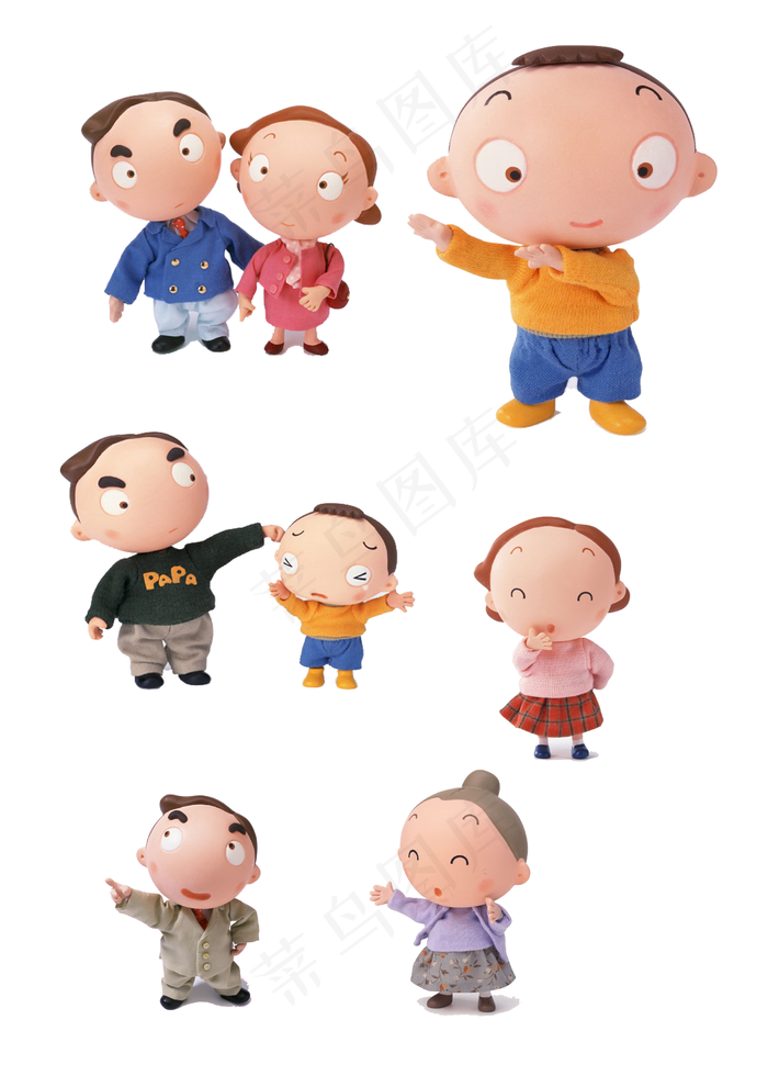 卡通图案图片(2480x3508)psd模版下载