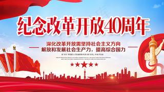 纪念改革开放40周年图片