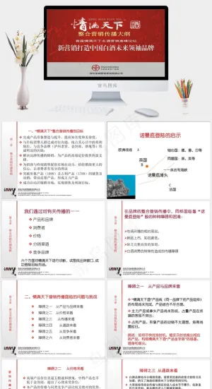 整合营销PPT模板图片公司
红色营销PPT模板
