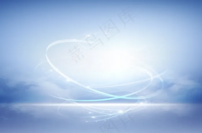 星光点缀的线条海报图片(4488x2953)psd模版下载