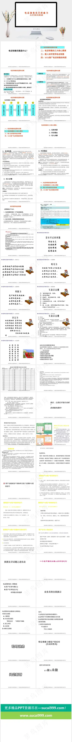商务ppt模板白色营销简洁PPT模板