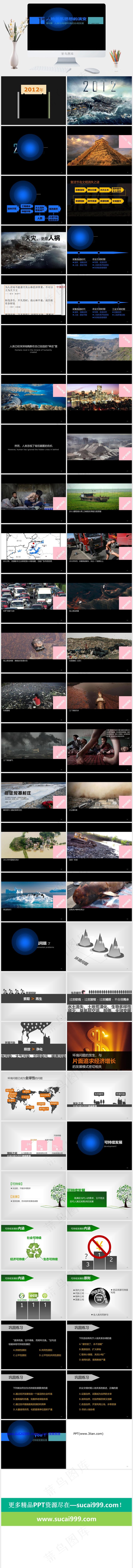 环境污染环保警示教育ppt模板黑色硬朗简洁PPT模板黑色硬朗简洁PPT模板