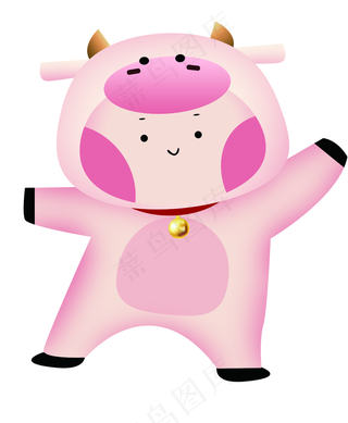 卡通牛宝图片