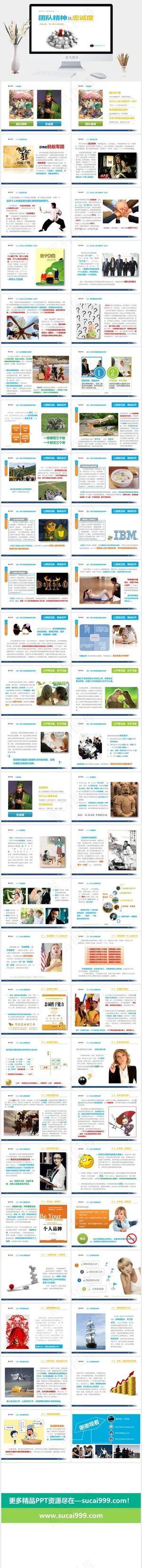 团队精神及忠诚度白色标准营销PPT模板预览图