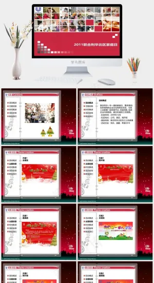 公司年会ppt模板创意
红色营销实景风PPT模板预览图