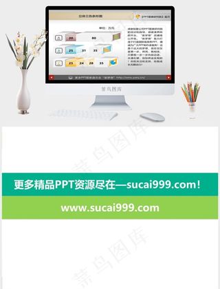 立体三色条形图PPT下载公司商务图表培训白色PPT模板白色营销PPT模板