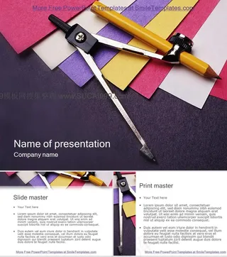 课题设计ppt模板灰色突出PPT模板