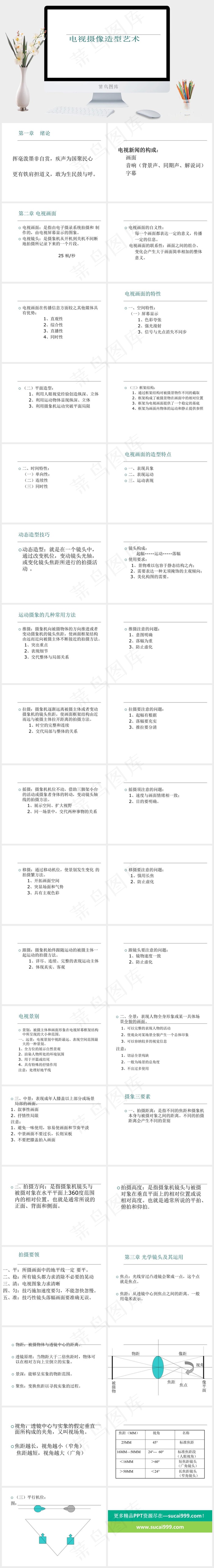 简洁风格ppt白色营销简洁PPT模板