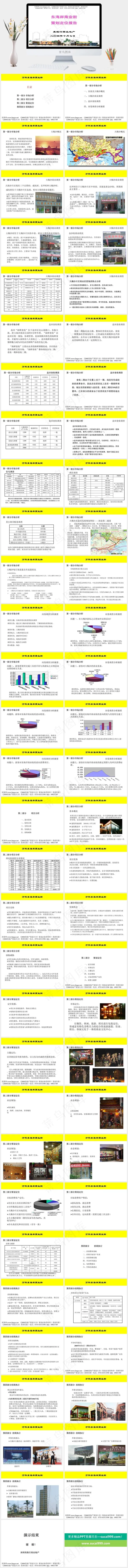 8月万科深圳东海岸商业街策划定位报...市场分析白色实景风PPT模板