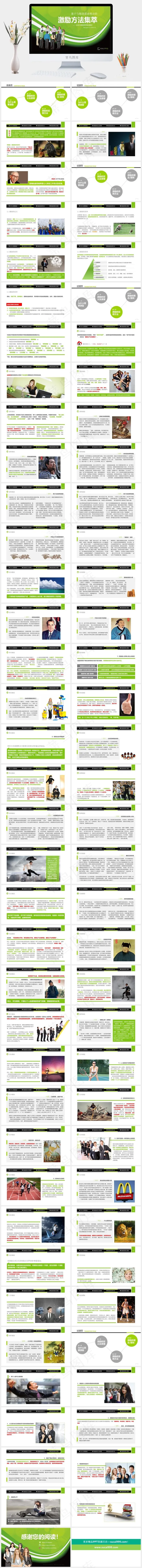 商业人士励志方案ppt模板培训教材
绿色活泼营销PPT模板
