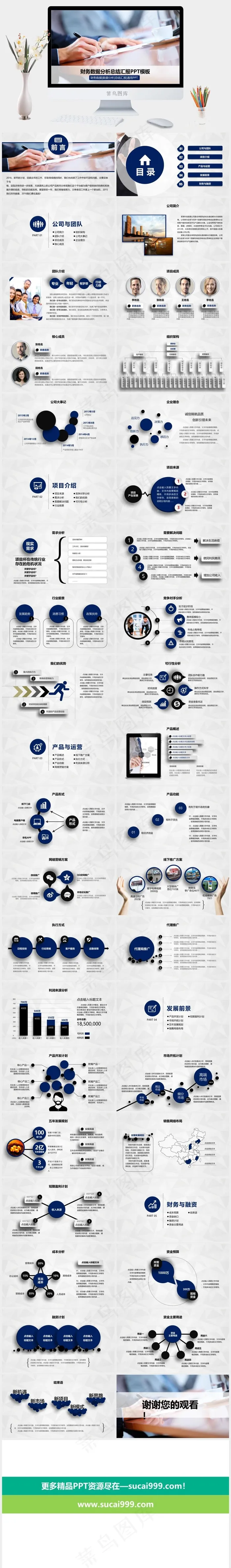 财务数据分析总结汇报PPT模板通用公司总结数据分析计划新年展望继续努力灰色实景风PPT模板灰色实景风PPT模板