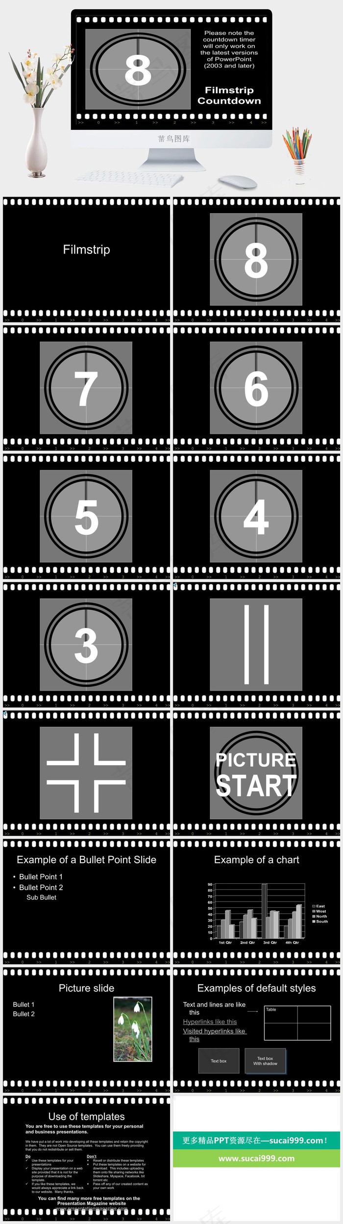 随着倒计时的PPT模板的幻灯片黑色硬朗PPT模板黑色硬朗PPT模板