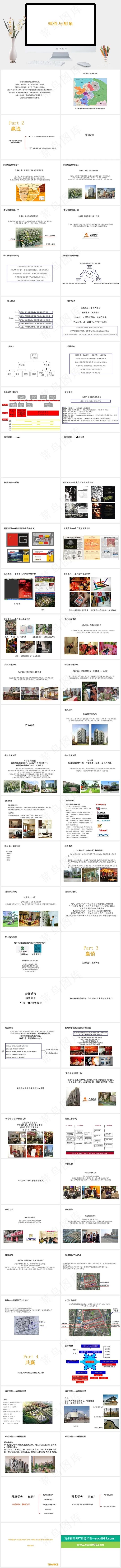 金丰易居 上海阳光集团北上海阳光大...白色简洁营销PPT模板
