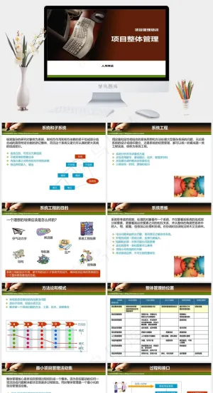 管理培训图片培训橘色橙色标准突出PPT模板红色标准突出PPT模板