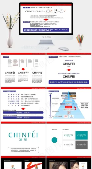 化妆品推广案例ppt模板白色PPT模板白色PPT模板预览图