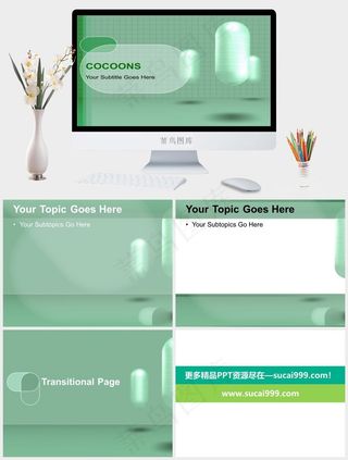 绿色清透质感商务PPT模板绿色标准简洁PPT模板绿色标准简洁PPT模板