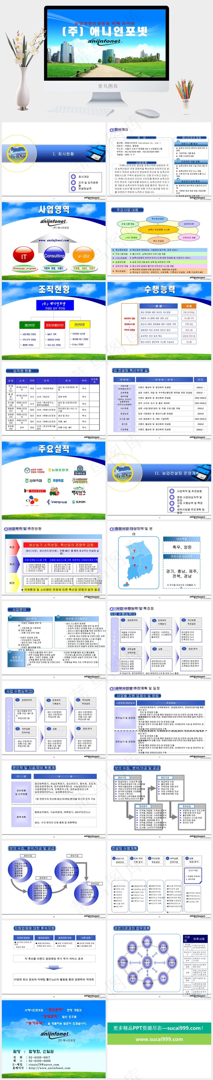 绿色城市实景风PPT模板