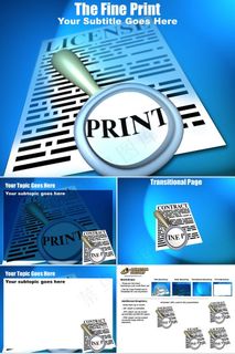 国外ppt幻灯片蓝色突出PPT模板