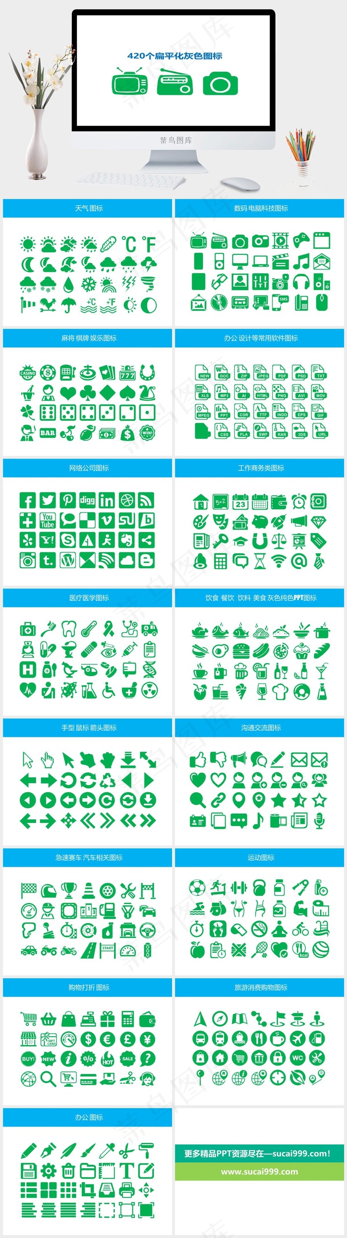 420个扁平化灰色图标ppt素材模...扁平化灰色图标白色营销简洁PPT模板图标
白色营销简洁PPT模板