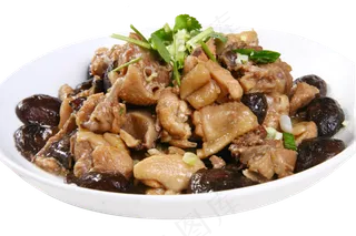 小鸡炖蘑菇图片
