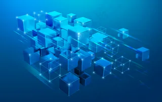 科技立方体图片