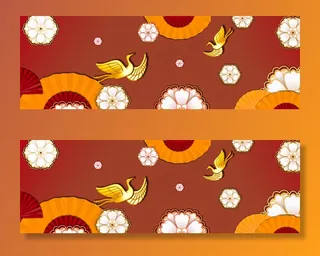 新中式花鸟背景墙图片