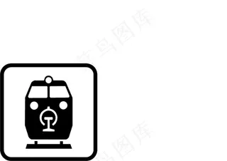 火车 扁平化图标图片
