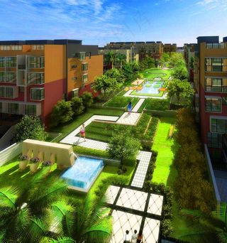 小区效果图图片