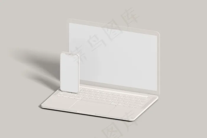 手机电脑样机图片(5000x3333)psd模版下载