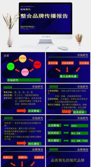 推广PPT模板公司卓越蓝色营销PPT模板公司
蓝色营销PPT模板