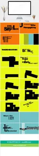 超炫文字动画效果PPT白色简洁PPT模板