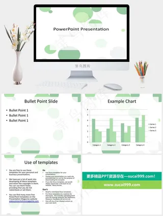 圆圈PPT背景- 24791984白色卡通风营销PPT模板白色卡通风营销PPT模板