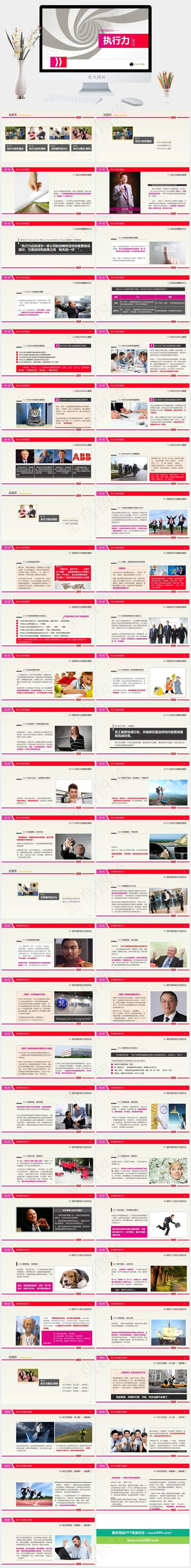 提升执行力培训PPT课件白色突出PPT模板白色突出PPT模板