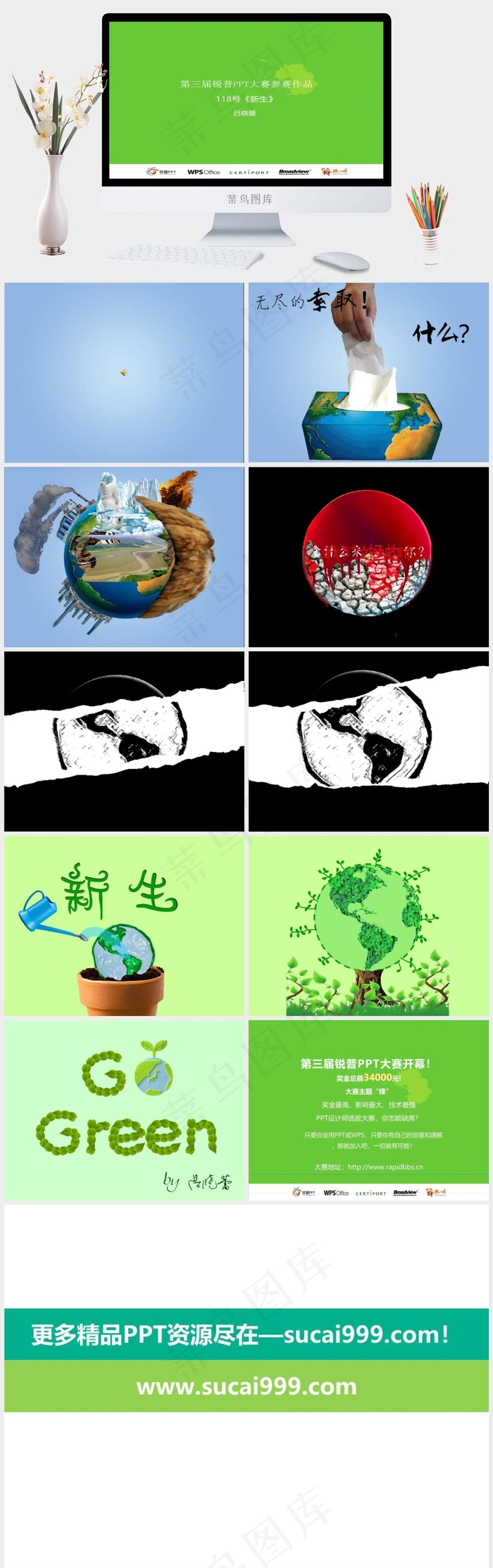 保护环境公益PPT模板绿色营销简洁PPT模板绿色营销简洁PPT模板