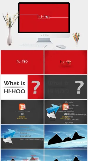 红色商务PPT红色营销简洁PPT模板红色营销简洁PPT模板