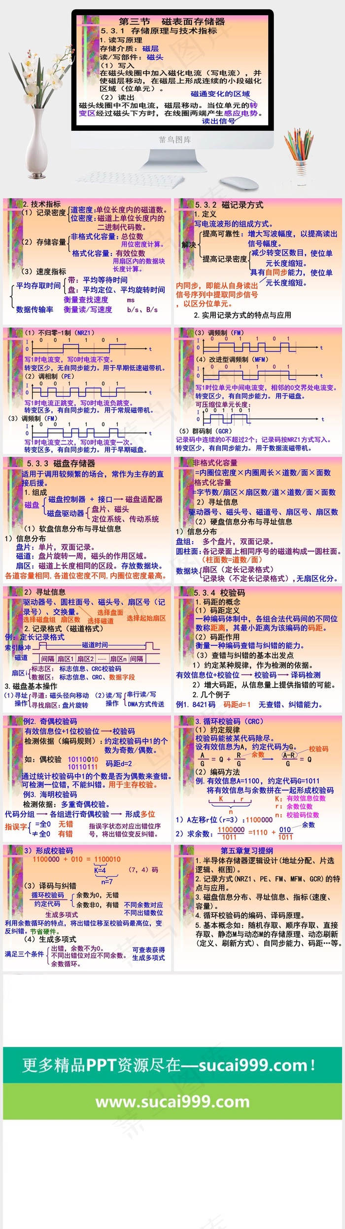 PPT教学培训灰色橘色橙色PPT模板