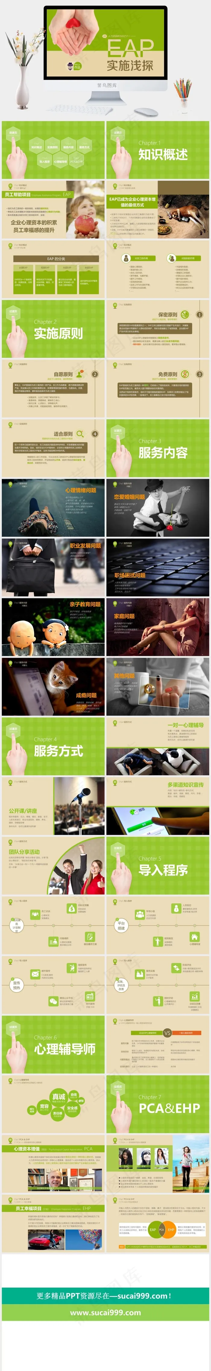 动态职业职场ppt模板橘色橙色绿色标准PPT模板