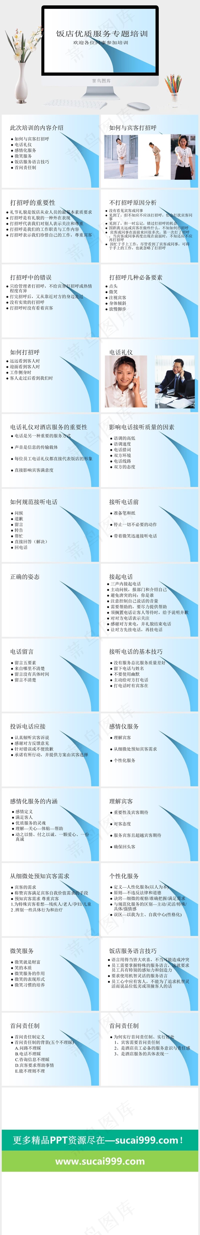 商务简洁风格培训
白色蓝色营销简洁PPT模板