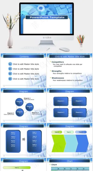 PPT 模板 PPT 背景素材图片白色突出PPT模板白色突出PPT模板