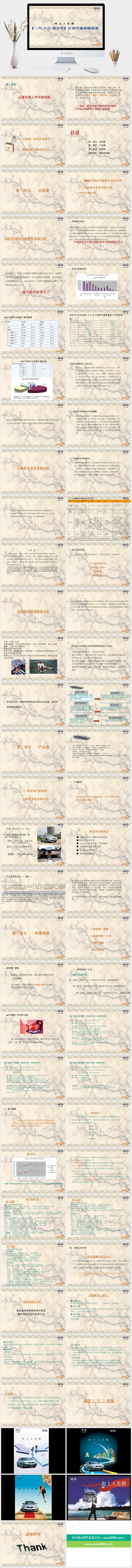 大众宝来整体传播策略提案PPT橘色橙色中国风PPT模板