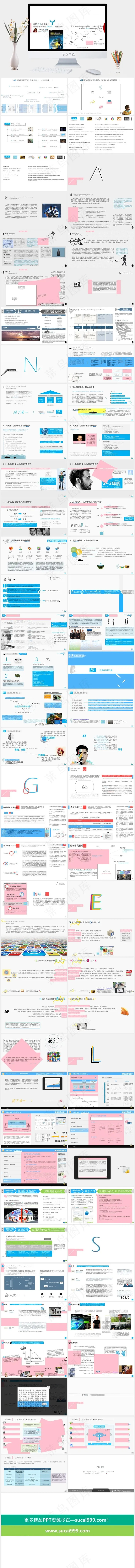 营销2.0最佳实践教程营销白色PPT模板白色PPT模板