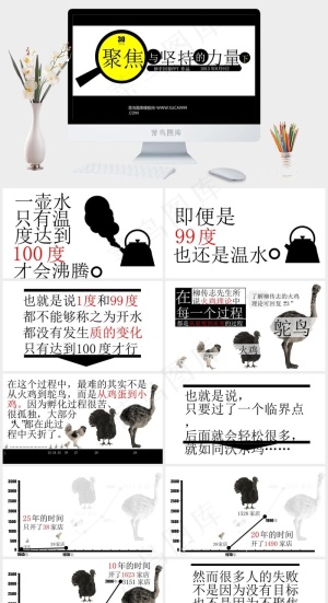 妙手回春PPT作品欣赏白色黑色营销PPT模板预览图